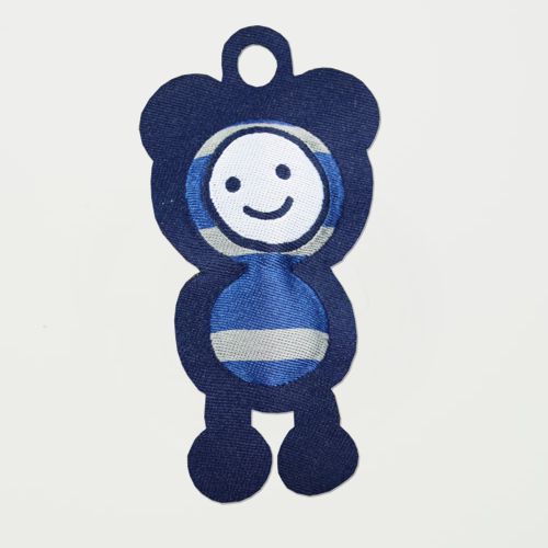 gewebte zipper mit fuellung